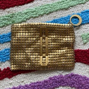 Vintage Metal Mesh Link Evening Clutch